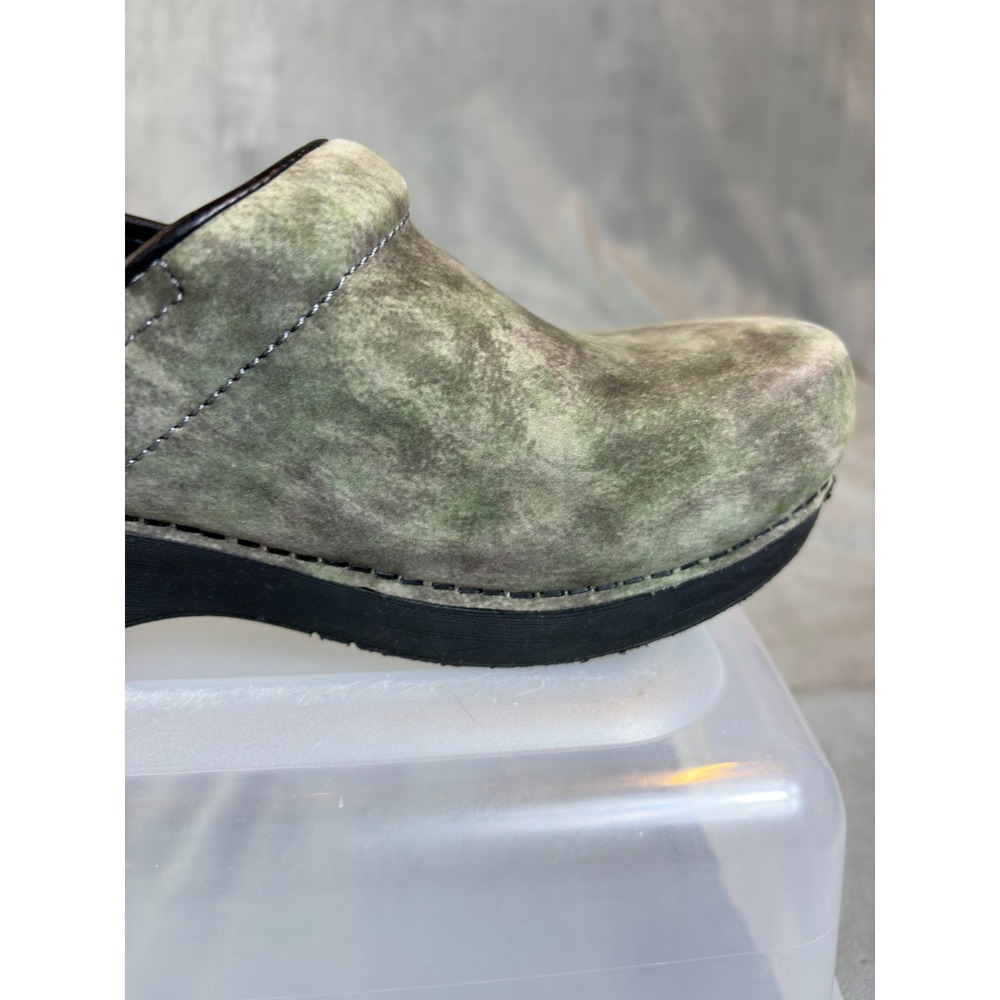 Dansko  XP 20 Professional Camo Clogs Women Suede Slip On Shoes Nurse  Sz 9 / 40 - Picture 10 of 16